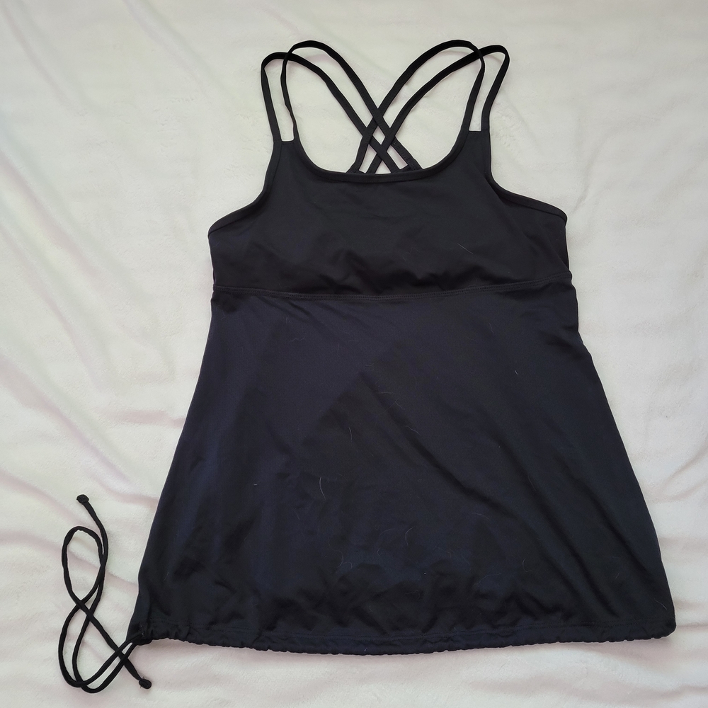 Black Strappy Tank Top